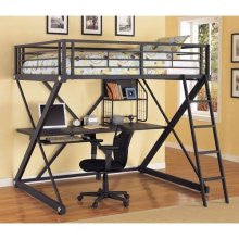 Powell Furniture z Bedroom Full Loft Study Bed