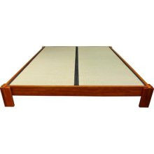 Oriental Furniture Tatami Platform Bed in Honey Size: California King