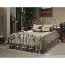 Hillsdale Furniture 1349BKR Mableton Antique Pewter King Complete Bed