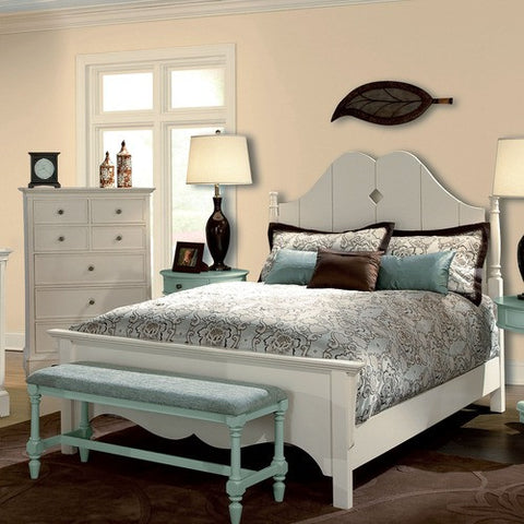 Adirondack Bed in Moonbeam White by Howard Miller | 94112MW