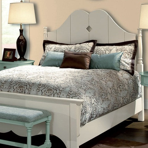 Adirondack Headboard in Moonbeam White by Howard Miller | 941120MW / 941121MW / 941128MW