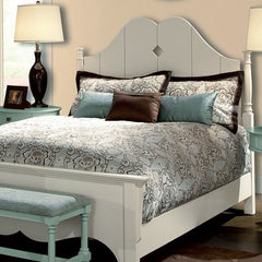 Adirondack Headboard in Moonbeam White by Howard Miller | 941120MW / 941121MW / 941128MW