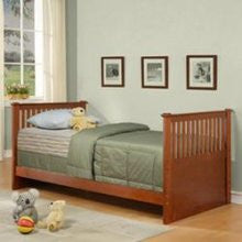 Powell Jake Burnished Pine Finish Wood Kids Twin Bed