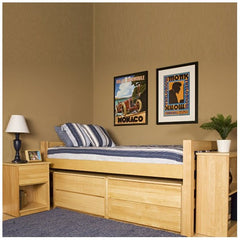 Graduate Series Extra Long Twin Bed Collection by University Loft | GRADTWINSET