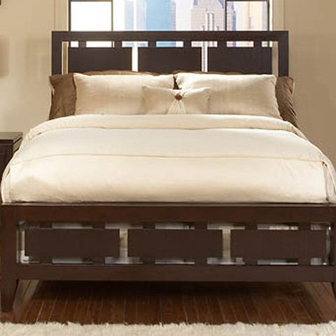 Grove Bamboo Bed in Rich Merlot by Martin Home Furnishings | 5601 FB / 5601 HB / 5601 SR