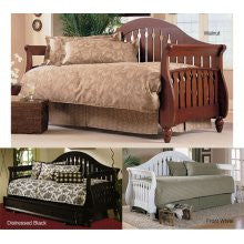 Fashion Bed Group B51139 Fraser Daybed in Distressed Black with Link S