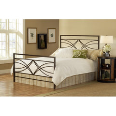 Dutton Bed in Brown Crystal by Hillsdale | 1598BFR / 1598BQR / 1598BKR