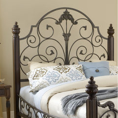 Gastone Headboard in Black Gold by Hillsdale | 1606HFQR / 1606HKR