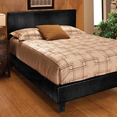 Harbortown Bed in Black Vinyl by Hillsdale | Harbortown Bed in Black Vinyl