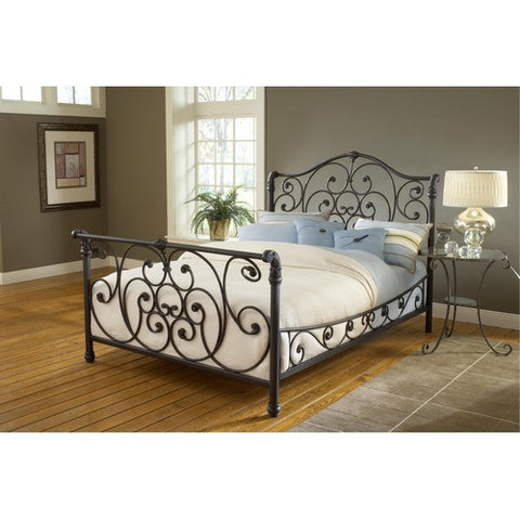 Mandalay Bed in Rustic Old Brown by Hillsdale | Mandalay Bed in Rustic Old Brown