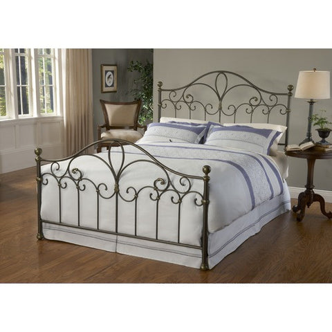 Meade Bed in Silver / Gold by Hillsdale | 1520BFR/1520BQR/1520BKR