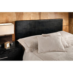 Springfield Headboard in Black Vinyl by Hillsdale | 1612HTWR / 1612HFQR