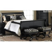 Liberty Furniture Carrington Full Sleigh Bed in Black 907-BR12