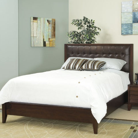 Island Leather Panel Bed by Home Image | N684143