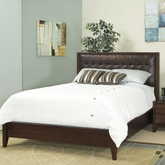 Island Leather Panel Bed by Home Image | N684143