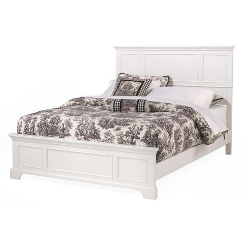 Naples Queen Bed in White by Home Styles | 88-5530-500