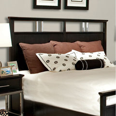 Panel Metal Accent Headboard in Black Crystal by Howard Miller | 951112BC / 951113BC