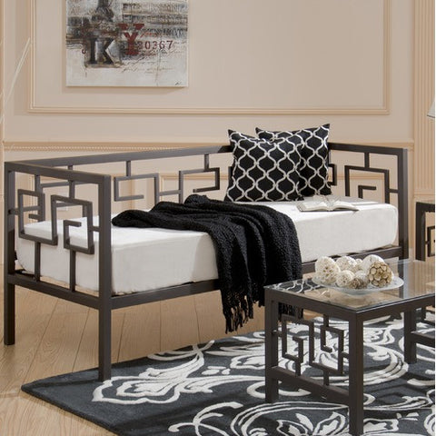 Contemporary Greek Key Sofa-Depth Daybed by In Style Furnishings | GK-DB-33