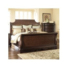 Ashley Furniture Camilla Traditional Cherry Sleigh Bed