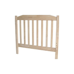 Jamestown Unfinished Solid Wood Twin Headboard by International Concepts | BD-504TH