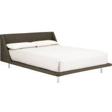 Blu Dot Nook King Bed - Color: Dark Roast