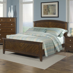 Bardot Bed in Distressed Honey Brown by Klaussner Furniture | 759-066HB / 759-050HB