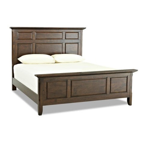 Carturra Bed in Distressed Chocolate by Klaussner Furniture | 845-066HB / 845-050HB