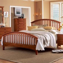 Kincaid Furniture Gathering House Wood Arched Bed King Cherry