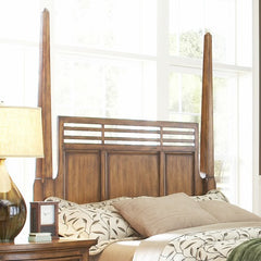 Landon Park Poster Headboard in High Luster Oak Stain by Broyhill | 4162-260 / 4162-262