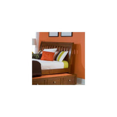 Cinnamon Sleigh Headboard in Distressed Cinnamon Cherry by Legacy Classic Furniture | 9810-4703 / 9810-4704