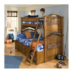 Expedition Bunk Bed in Distressed Warm Brown by Legacy Classic Furniture | 977-8130