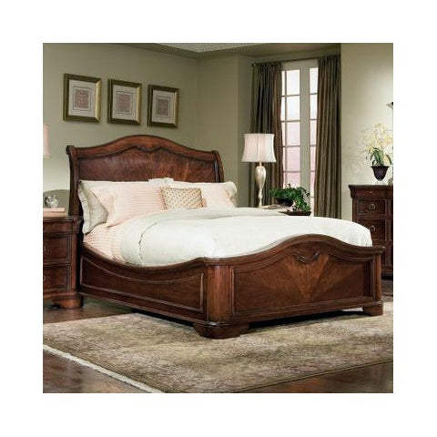 Heritage Court Arched Sleigh Bed in Distressed Cocoa Brown by Legacy Classic Furniture | 800-4315C / 800-4316C / 800-4317C