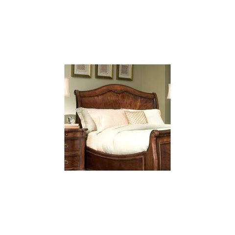 Heritage Court Arched Sleigh Headboard in Distressed Cocoa Brown by Legacy Classic Furniture | 800-4305C / 800-4306C / 800-4307C
