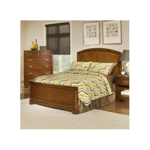 Newport Beach Panel Bed in Distressed Brown Cherry by Legacy Classic Furniture | 892-471/ 41