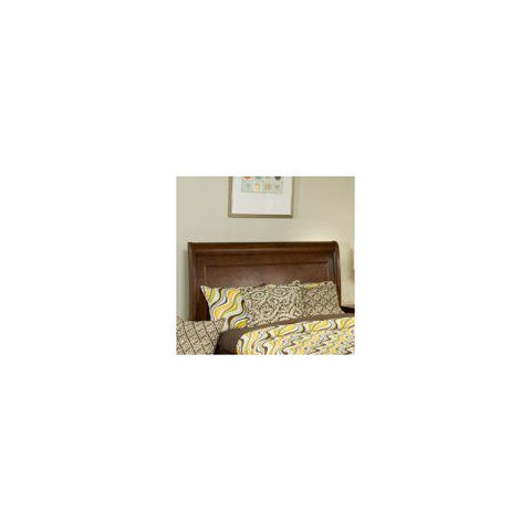 Newport Beach Sleigh Headboard in Distressed Brown Cherry by Legacy Classic Furniture | 892-4303C / 892-4304C