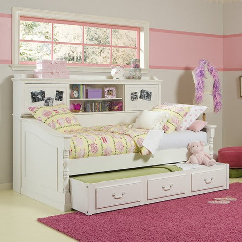 Olivia Day Bed in Distressed Soft White by Legacy Classic Furniture | 0850-5602