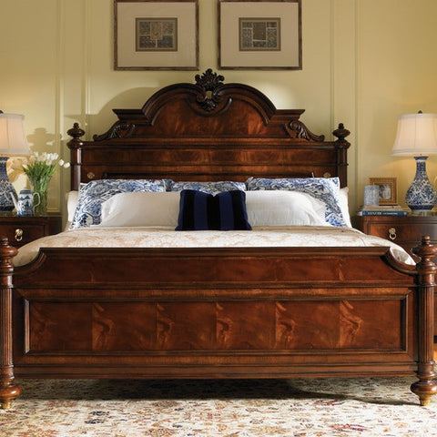 Regents Row Cambridge Panel Bed in Mahogany by Lexington | 01-0452-133C