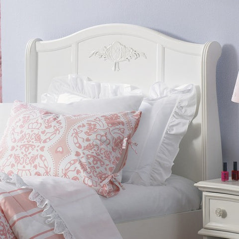 Arielle Trundle Sleigh Headboard in Antique White by Liberty Furniture | 352-BR11H / 352-BR12H