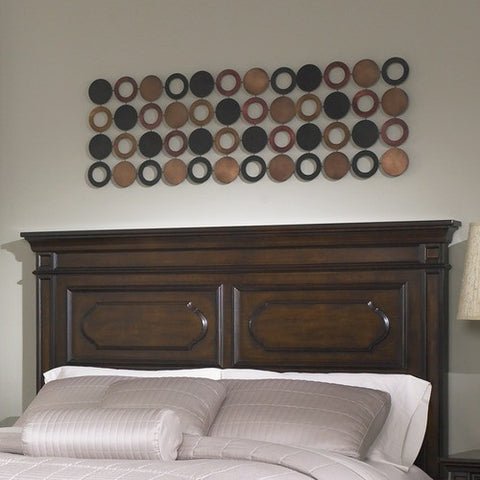 Carrington Panel Headboard in in Distressed Cherry by Liberty Furniture | 717-BR13 / 717-BR15