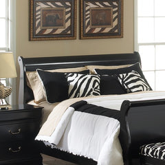 Carrington Sleigh Headboard in Black by Liberty Furniture | 907-BR11H