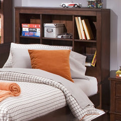 Chelsea Square Youth Bedroom Bookcase Headboard in Burnished Tobacco by Liberty Furniture | 628-BR11B / 628-BR12B