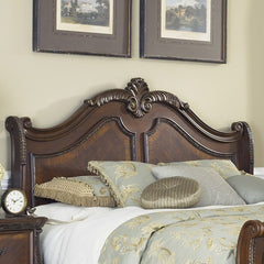 Highland Court Sleigh Headboard in in Distressed Rich Cognac by Liberty Furniture | 620-BR21H / 620-BR22H