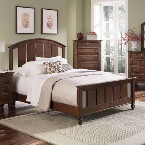 Taylor Springs Bed in Bronze Cherry by Liberty Furniture | Taylor Springs Bed in Bronze Cherry