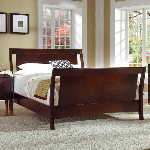 Avalon Panel Bed in Rosebrown by Ligna Furniture | N6627 / N6628 / N6629