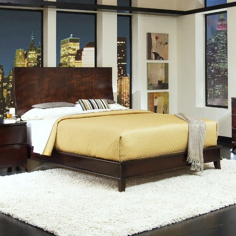 Park Place Low Profile Bed in Espresso by Ligna Furniture | N5917 / N5918 / N5919