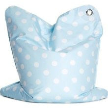 Sitting Bull Fashion Mini Bull Bean Bag in Bebe Blue