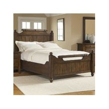 Attic Heirlooms Rustic Oak Feather Bed (King) by Broyhill