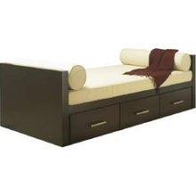 Lifestyle Solutions BG-BRB-FLB-SET-1 Barbados Full Size Daybed with Under Bed Storage Drawers