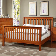 Windridge Bed in Cinnamon by Maco Furniture | A-S QUEEN CIN / A-S KING CIN