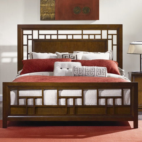 Jaffrey Lattice Bed in Chestnut by Magnussen | B1769-55 / B1769-65